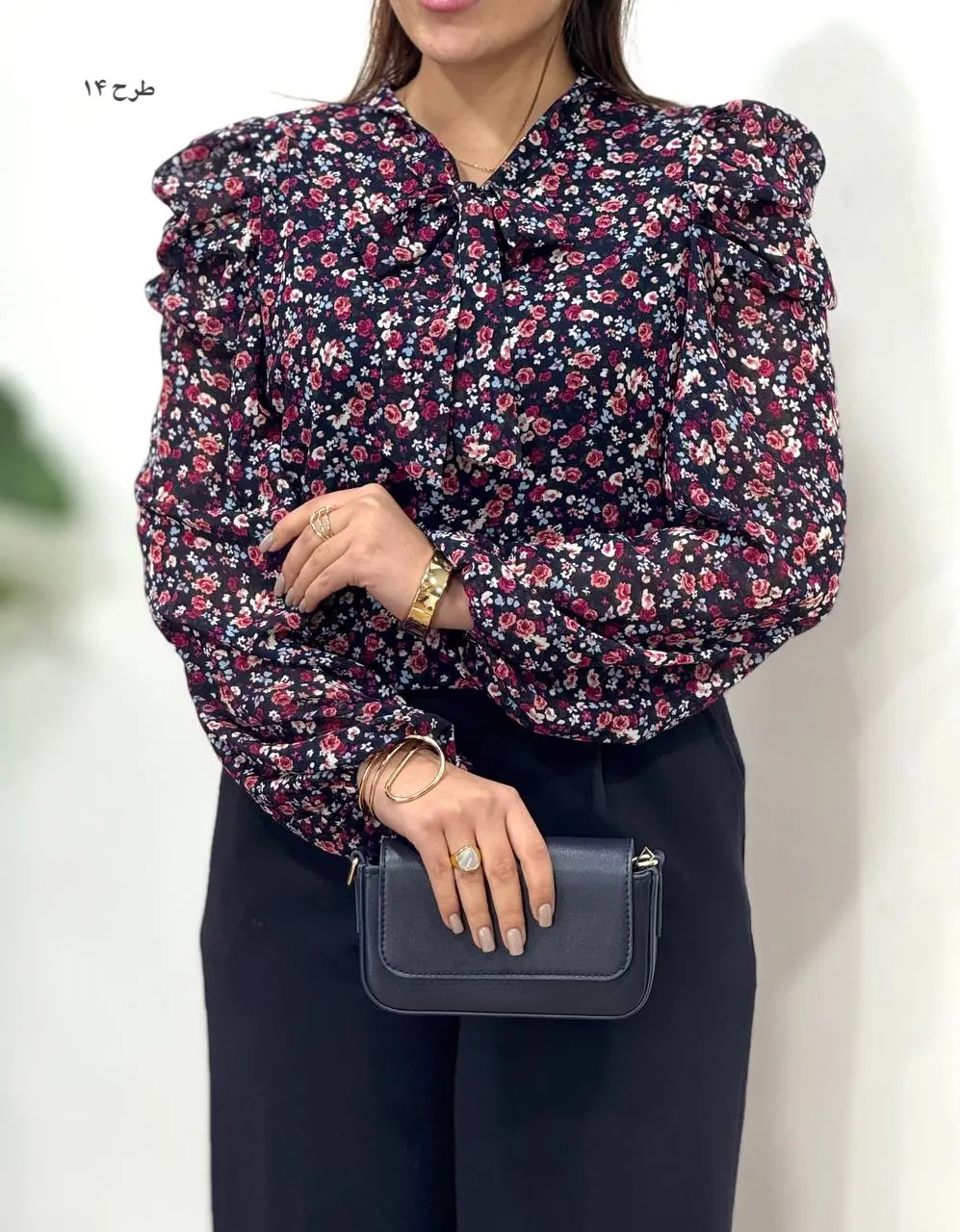 شومیزحریر مجلسی مهلا (کد4394)